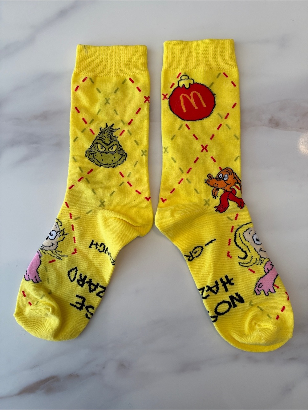 NEW McDonald’s x The Grinch Christmas 2025 Limited Edition Holiday Crew Socks